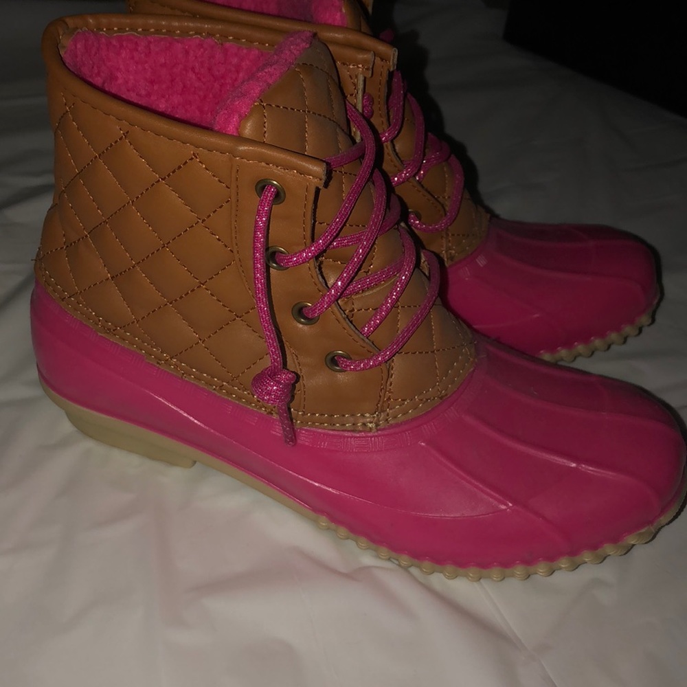 Pink Rain Boots